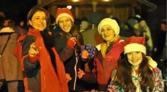 Uludağ'da Eksi 14 Derecede Yeni Yıla Girdiler