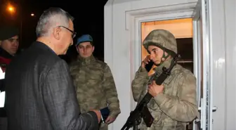 Vali Kılıç'tan Nöbet Tutan Er Mustafa'ya Telefon Sürprizi