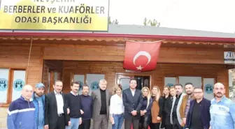 Milletvekili Gizligider, Berberler ve Kuaförler Odasını Ziyaret Etti