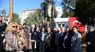 Aydın'da İsmet Sezgin'in Heykeli Açıldı