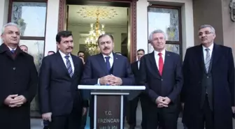 Bakan Eroğlu, Erzincan Valiliğini Ziyaret Etti