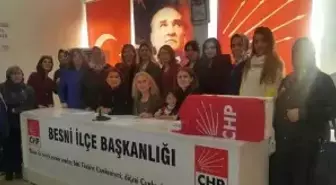 CHP Besni Kadın Kolları Başkanı Peyker Oldu