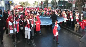 Şanlıurfa'da Binlerce Vatandaş Sarıkamış Şehitleri İçin Yürüdü