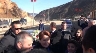Tunceli'de İyi Parti Lideri Akşener'e Yoğun İlgi