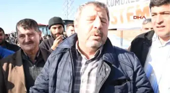 Eskişehir Termik Santrale Traktörlü Tepki