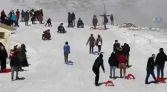 Zigana'da Kızak Keyfine Gümüşhane Protokolü de Ortak Oldu