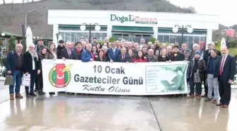 Giresun'da Basın Mensupları 'Çalışan Gazeteciler Günü' Programında Bir Araya Geldi