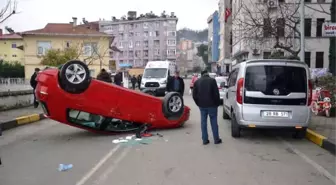 20 Kilometre Hızla Giderken Takla Attı