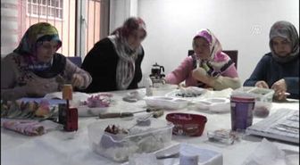 Kanserli Kadınlar İçin Hastanede El Sanatları Kursu