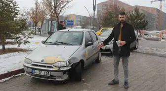 Kaza Yapan Sürücünün Anlayışı Şaşırttı