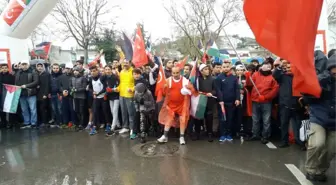 Üsküdar'da Binlerce Kişi Kudüs İçin Koştu