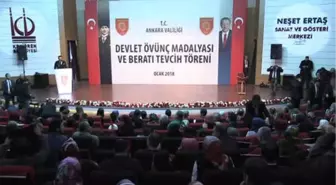 Şehit Yakınları ve Gazilere 'Devlet Övünç Madalyası ve Beratı Tevcih Töreni' - Vali Topaca - Ankara