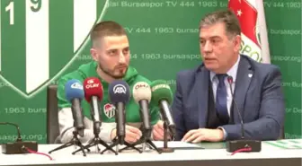 Bursaspor'da Grozav İçin İmza Töreni