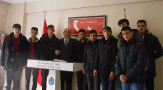 Erzurum Lisesi Öğrencilerinden Mehmetçik Vakfı'na Ziyaret