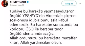 Milletvekili Uzer'den 'Afrin' Değerlendirmesi