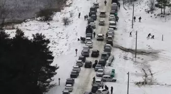 Abant'ta Yarıyıl Tatili Yoğunluğu