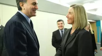 AB Bakanı Çelik, Mogherini ile Görüştü