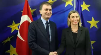 AB Bakanı Çelik, Mogherini ile Görüştü