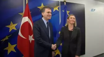 AB Bakanı Çelik, Mogherini ile Görüştü