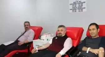 Afrin'deki Mehmetçik İçin Gazetecilerden Kan Bağışı