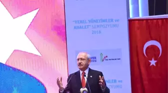 CHP Lideri Kılıçdaroğlu: 'En Alttaki Hakim En Üstteki Hakime 'Ben Seni Tanımam' Diyor