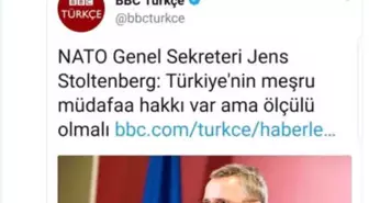 NATO Genel Sekreteri Stoltenberg'in Afrin Açıklamasına 'Ölçülü' Gönderme