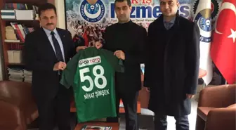 Sivas Belediyespor'dan Hizmet-İş'e Ziyaret