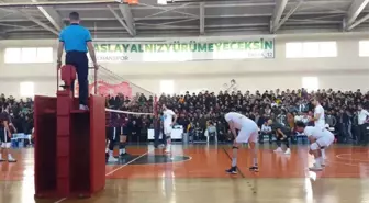 Taraftar Sahaya İndi, Voleybol Maçı Tatil Edildi