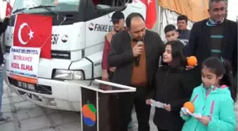 Antalya'dan Afrin'deki Mehmetçiklere 1 Kamyon Portakal