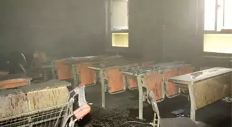 Çankırı Karatekin Üniversitesinde Korkutan Yangın