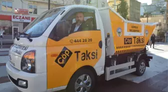 Görele'de 'Çöp Taksi' Hizmete Girdi