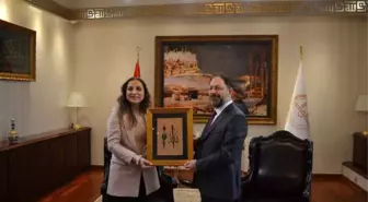 Rektör Çakar, Diyanet İşleri Başkanı Prof. Dr. Ali Erbaş'ı Ziyaret Etti