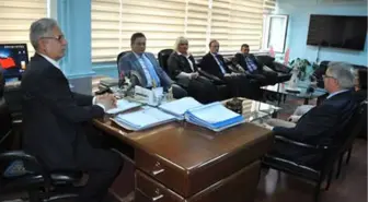 Tso Başkanı Yalçın Kaymakam Madenoğlu ve Başkan Uysal'ı Ziyaret Etti