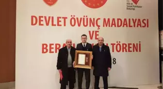 15 Temmuz Gazisine Devlet Övünç Madalyası Verildi
