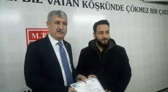 Girişimcilere Sertifikaları Verildi