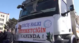 Erciş Halkı Mehmetçiğin Yanında