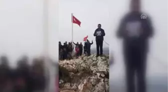 Köylülerden Zeytin Dalı Harekatı'na Bayraklı Destek