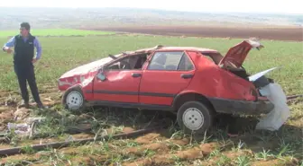 Yoldan Çıkan Otomobil Sarımsak Tarlasına Girdi: 1 Ölü, 2 Yaralı