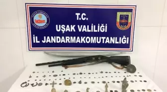 Uşak'ta Tarihi Eser Operasyonu Olayla İlgili 3 Şüpheli Gözaltına Alındı.