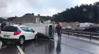 Trafik Kazası: 1 Yaralı