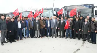 Kütahya Özel Halk Otobüsü İşletmecilerinden Mehmetçiğe Destek