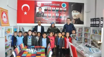 Uşak'ta Kato Şehitleri Adına Kütüphane Açıldı