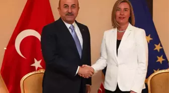 Çavuşoğlu, AB Yüksek Temsilcisi Mogherini ile Görüştü