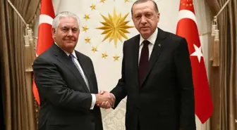 Cumhurbaşkanı Erdoğan, ABD Dışişleri Bakanı Tillerson'ı Kabul Etti