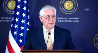 ABD Dışişleri Bakanı Rex Tillerson: 'Suriye Konusunda Türkiye'ye Her Zaman Açık Davrandık'