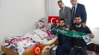 Atiker Konyaspor'dan Afrin Gazisi Ahmet Çetin'e Ziyaret