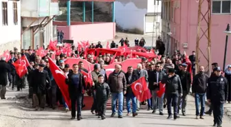 Binlerce Vatandaş Afrin Operasyonuna Destek İçin Yürüdü