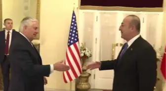 Çavuşoğlu ile Tillerson Bir Araya Geldi