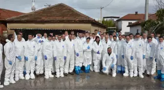 İzmir'de Şap Hastalığı Eğitimi ve Tatbikatı