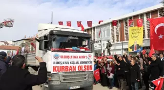 Ulukışla'dan Afrin'deki Mehmetçiğe 90 Kurbanlık Gönderildi